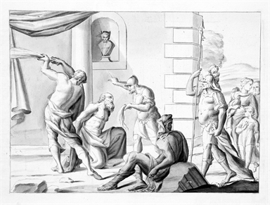 flagellazione di un cristiano