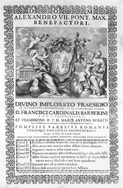 Allegoria del pontificato di Alessandro VII