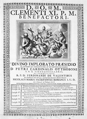 Allegoria del pontificato di Clemente XI