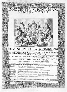 Allegoria del pontificato di Innocenzo X