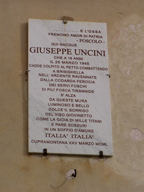 Casa natale di Giuseppe Uncini