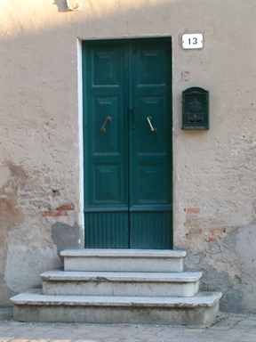 Casa con iscrizione
