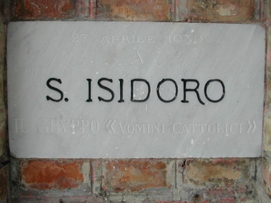 Edicola di S. Isidoro