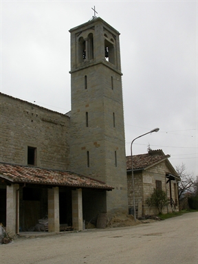 Campanile della Chiesa di S. Stefano in Marsia