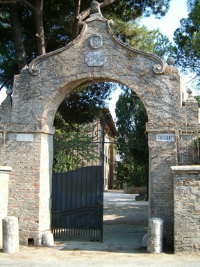 Porta di Villa Cattani-Stuart