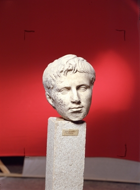 Testa-ritratto imperiale(dal teatro romano Falerio Picenus)