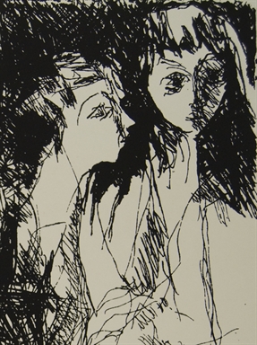 Figura in controluce