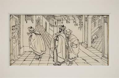 Due illustrazioni per una novella de 