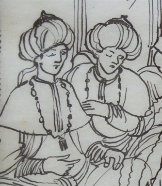 Due illustrazioni per una novella de 