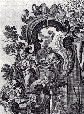 Aronne con Mosè davanti al faraone trasforma la verga in serpente