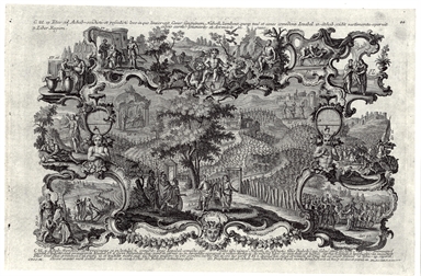 Elia sceglie Eliseo come suo discepolo coprendolo col suo mantello