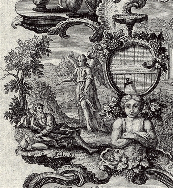 Elia sceglie Eliseo come suo discepolo coprendolo col suo mantello