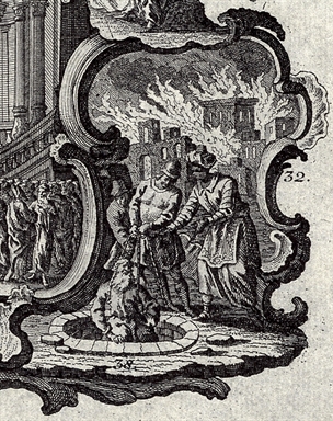 Geremia detta le sue profezie a Baruc, Geremia nella cisterna