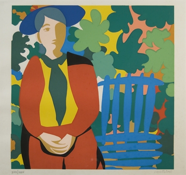 Ragazza nel giardino