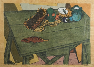 Natura morta con girasole