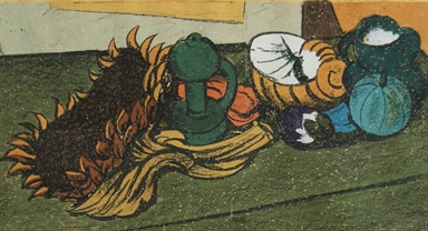 Natura morta con girasole