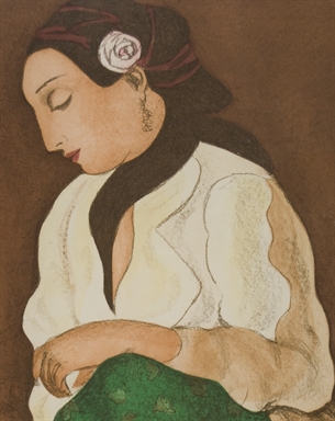 La donna di Algeri da Delacroix