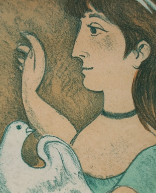 Ragazza con la colomba
