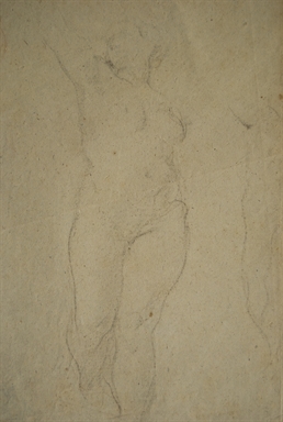 studio di nudi femminili per il Salone del Palazzo del Podestà di Bologna