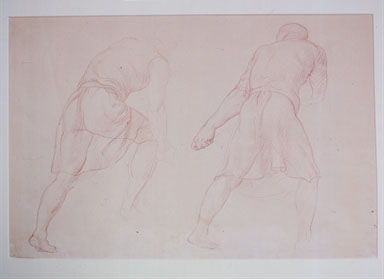 studio di due figure maschili per il Salone del Palazzo del Podestà di Bologna
