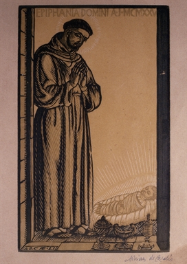 San Francesco in adorazione del bambino