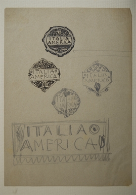 studio di logo per Italia-America