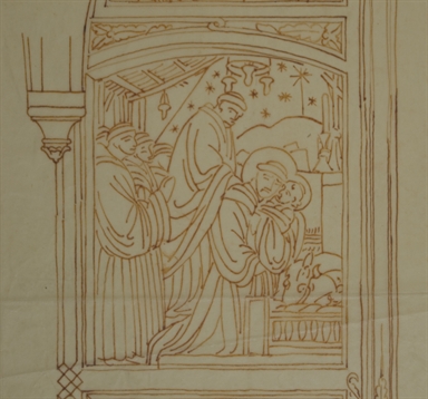 progetto per la decorazione della cappella di San Francesco a Padova