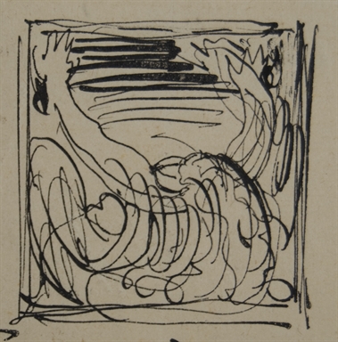 studio di composizioni figurate per le pagine di un libro