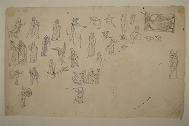 studio di divinità e personaggi greci