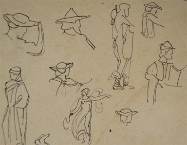 studio di divinità e personaggi greci