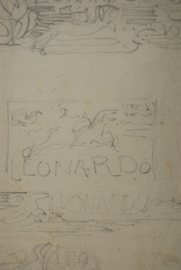 studio per la testata della rivista Leonardo