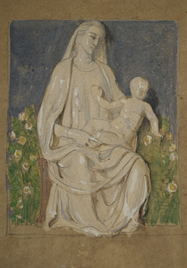 Madonna del Roseto di Luca della Robbia
