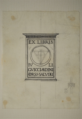 studio di ex libris di Giulio Guicciardini Corsi Salviati