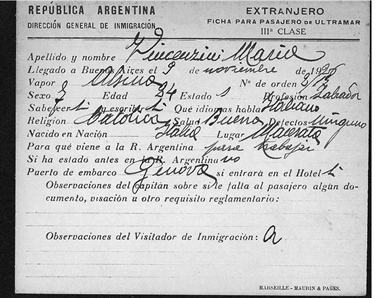 Archivio Storico per l'Emigrazione Marchigiana, Fondo Maria Vincenzini - 1902/02/02