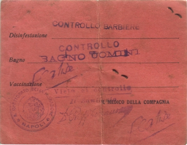 Archivio Storico per l'Emigrazione Marchigiana, Fondo Eliseo Corvatta - 1925/10/15