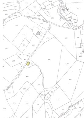 Casa colonica con scala esterna