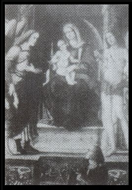 Madonna con Bambino tra San Sebastiano, San Raffaele Arcangelo e donatore