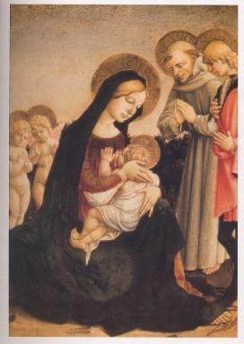 Madonna con Bambino, San Francesco d