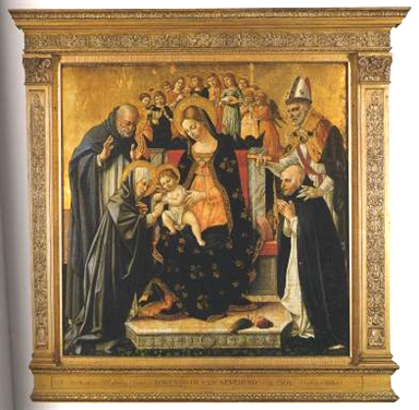 matrimonio mistico di Santa Caterina da Siena