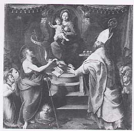 Madonna con Bambino in trono, San Giovanni Battista e San Nicola di Bari