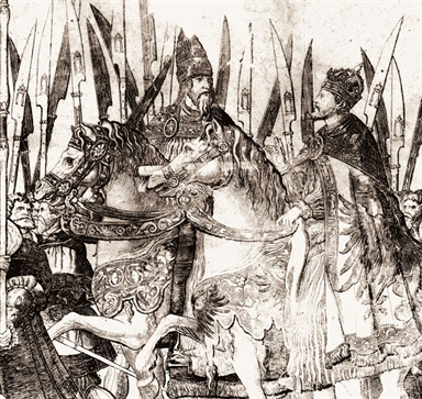 Il trionfo di Carlo V (particolare)