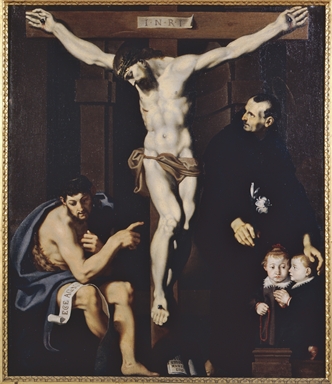 Il Crocifisso tra San Giovanni Battista e San Nicola da Tolentino
