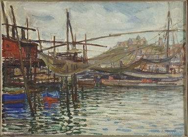 Veduta del porto di Ancona