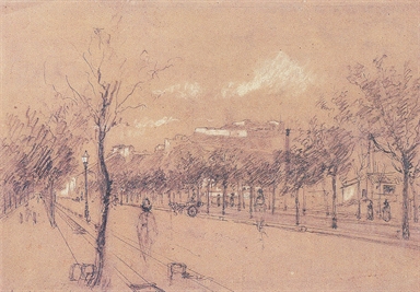 Ancona: Via Nazionale, ora Marconi, nell'Ottocento