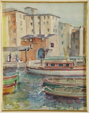 Porticciolo con barche