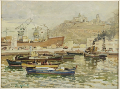 Veduta del porto di Ancona