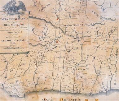 Carta topografica del Dipartimento del Metauro