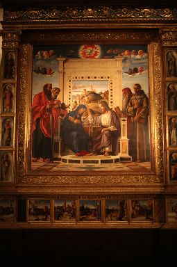 Giovanni Bellini, Incoronazione di Maria Vergine tra San Paolo, San Pietro, San Girolamo e San Francesco d'Assisi