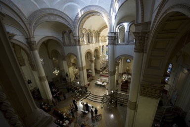 Veduta interna del Santuario della Beata Vergine Addolorata