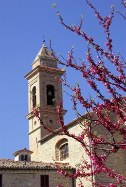 Particolare del campanile della Chiesa di Sant'Egidio